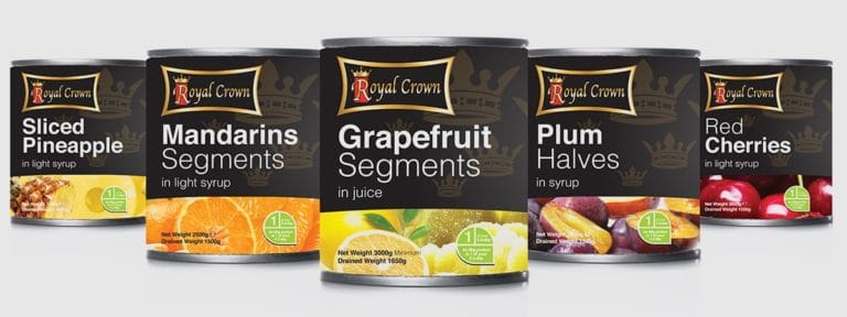 Royal Crown Fruitcans